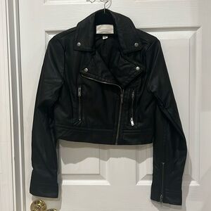 Aeropostale girls leather jacket